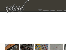 Tablet Screenshot of extendyourhair.nl